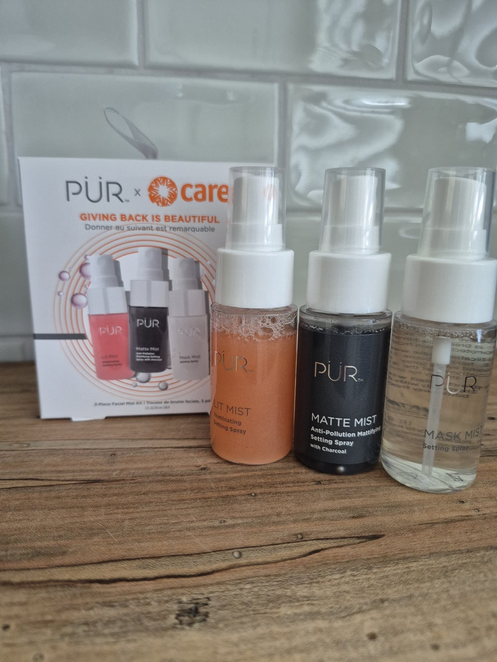 PÜR Mini Setting Spray Trio Set
